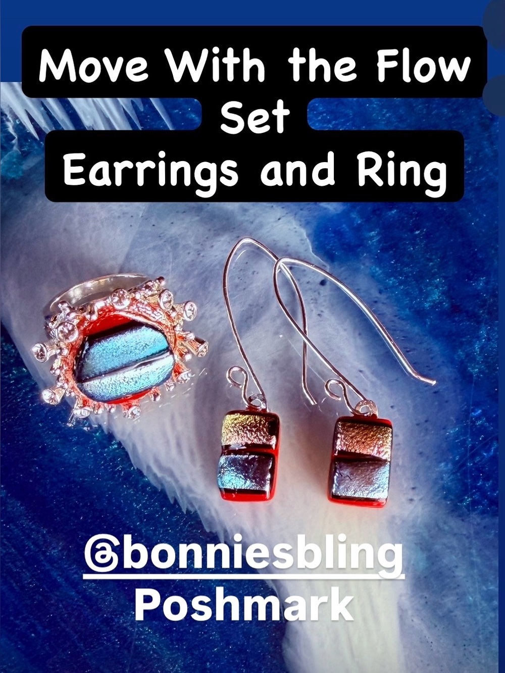 Bonnie’s Bling One Of A Kind Fused Glass Jewelry and Accessories to Wear.